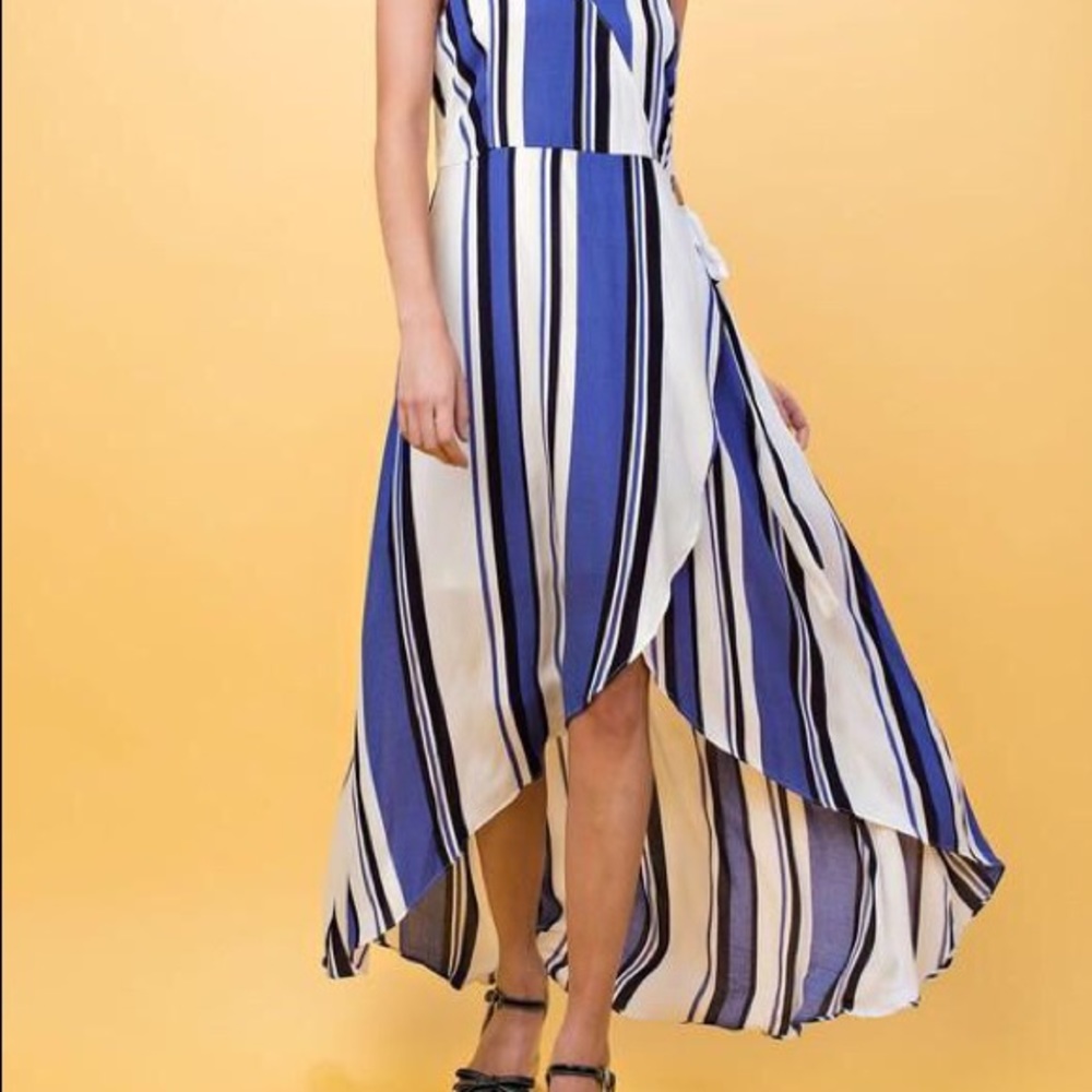 Just In 💙 Blue Striped Maxi Dress